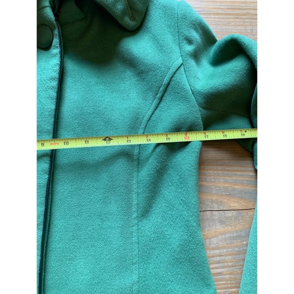 Pink Dream Green Women's Wool Blend High Neck/ Collar Jacket Women's size XS/S - Picture 5 of 8